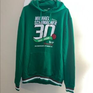 MICHAEL SCHUMACHER HOODIE FIRST GP RACE 1991 XL